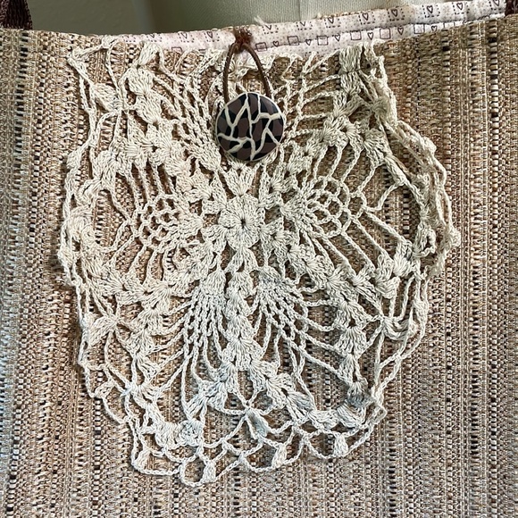 HAND Made vintage style tote - Picture 3 of 10